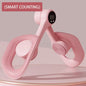 Women Postpartum Repair Pelvic Floor Muscle Leg Clamps Trainer LED Counted Exerciser Beauty Leg Convenient Fitness Equipment