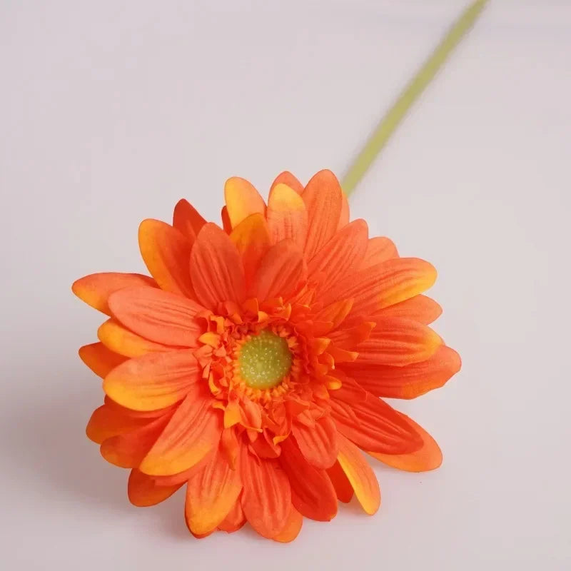 Artificial Gerbera Real Touch Cloth Flowers Home Living Room Decoration Simulation Chrysanthemum Fake Flower Wedding Floral