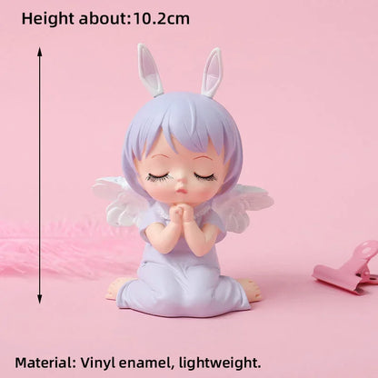 Angel Wing Princess Cake Topper – Fairy Ballet Dance Girl Decor for 1st Birthday, Gender Reveal & Baby Shower