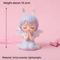 Angel Wing Princess Cake Topper – Fairy Ballet Dance Girl Decor for 1st Birthday, Gender Reveal & Baby Shower