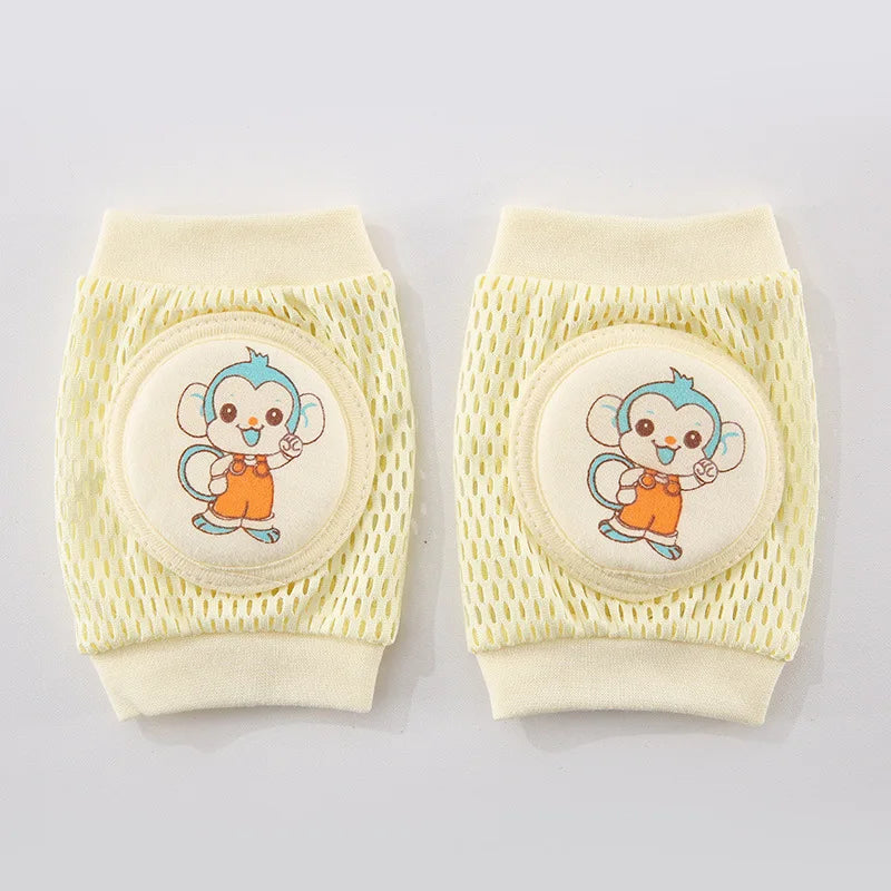 Baby Accessories Knee Pads Safety Boy Girl Kids Crawling Gaiter Toddler Slip Protector Infant Animal Monkey Tiger Dino Elephant