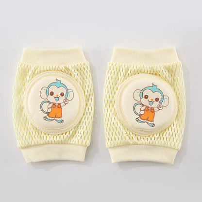 Baby Accessories Knee Pads Safety Boy Girl Kids Crawling Gaiter Toddler Slip Protector Infant Animal Monkey Tiger Dino Elephant