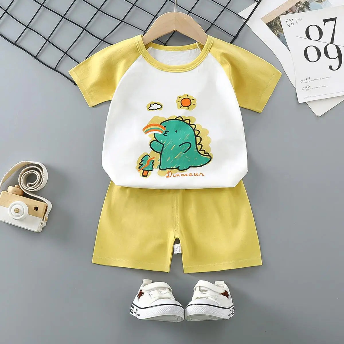 Fashion New Children Sets 6m-6y Toddler Costume Summer Blouse + Shorts Set For Kids Clothing Baby Girls T-shirt Outfit