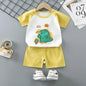 Fashion New Children Sets 6m-6y Toddler Costume Summer Blouse + Shorts Set For Kids Clothing Baby Girls T-shirt Outfit