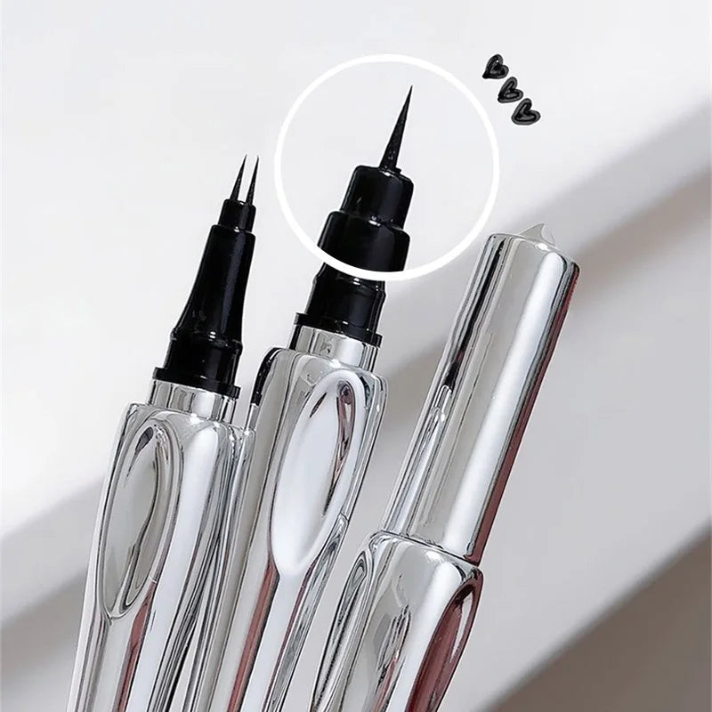 2Point Wild Eyebrow Pencil Long Lasting Easy To Grip Eyebrow Tattoo Waterproof Thin Liquid Lying Silkworm Brow Pen Korean Makeup