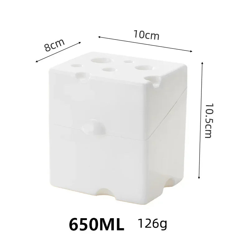 Sliced Cheese Storage Container Plastic Butter Block Lid Box Cheese Slice Saver with Holder Flipped Sliced Cheese Storage Box