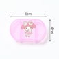 Cartoon Hello Kitty My Melody Plastic Pill Box Mini Tablet Case Anime Kawaii Portable Travel Medicines Storage Case Container