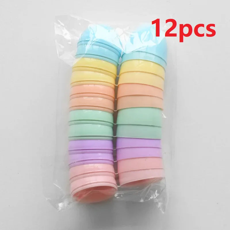 100Pcs Macaron Color Easter Eggs Plastic Fillable Easter Egg Hunt Game Supplies Candy Gift Packing Box Kids Birthday Party Decor
