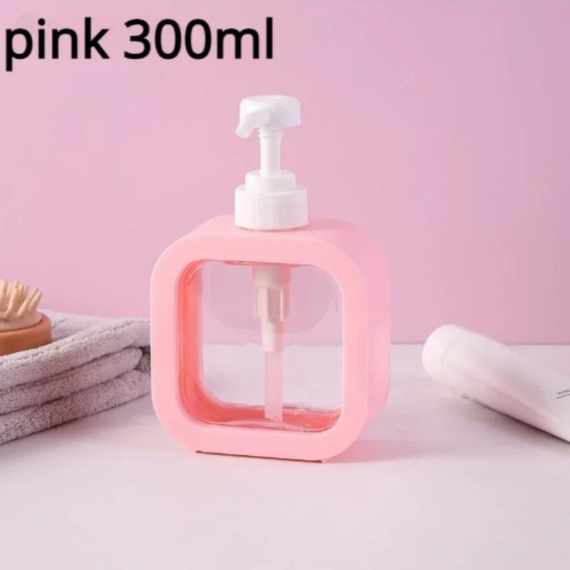 Empty Portable Refillable Dispenser Pump Bottle 300/500ml