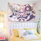 Kawaii Nekopara Anime Tapestry – Cute Wall Hanging Room Decor