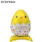 1pc,Large Easter Standing Balloon for Happy Easter Day Party Decorations 150cm Bunny Easter Egg Balloons Kids Party Favors