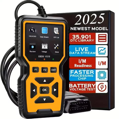 Advanced OBD2 Diagnostic Scanner – Professional Engine Code Reader with Real‑Time Data & Reset Functions