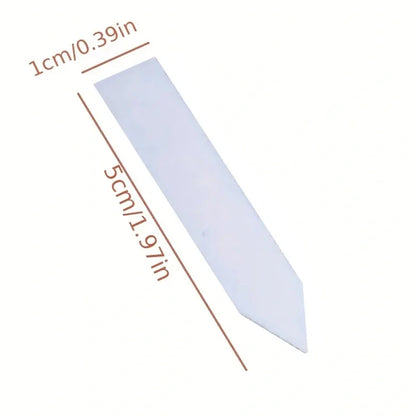 100pcs Garden Plant Labels Plastic Waterproof Horticultural Labels Plant Accessories DIY Garden Decorating Tool Plant Small Sign