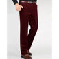 Men’s Slim‑Fit Corduroy Double‑Breasted Suit Set