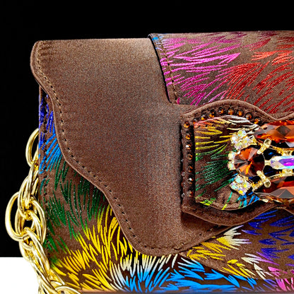 Nigerian Style Women Heels Shoes And Elegant Bag Set Color Matching Handbag Wedding Party Women Shoes