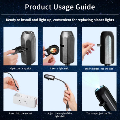 Halloween Led Projection Night Light Pumpkin Ceiling Wall Lamp USB Moon Projector Christmas Atmosphere Mood Light Room Decor