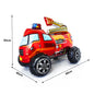 1pc Large Transportation Balloon Racing Balloon Fire Truck Ambulance School Bus Excavator Motorcycle Balloon for Boys Birthday