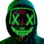 Poptrend LED Light‑Up Halloween Mask – Scary Cosplay Masquerade Mask for Festivals, Parties & Carnival Gifts