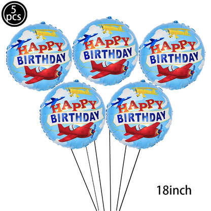 Fighter Balloon Boy Airplane Birthday Party Helicopter Plane Balloon Aircraft Balloon for Aviator Themed Birthday Party Decor