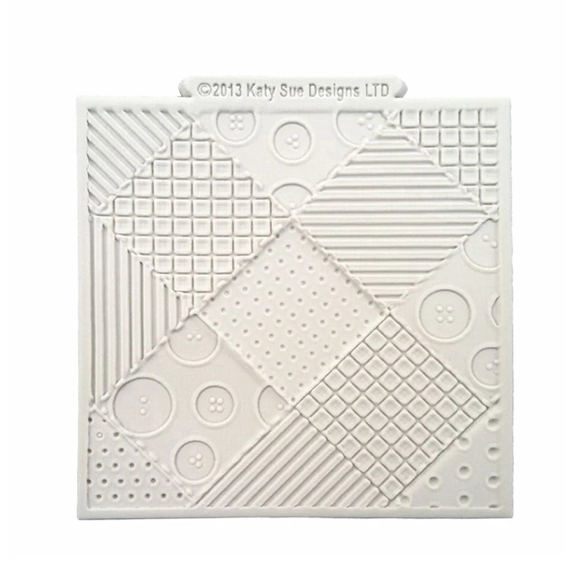 Patchwork Quilt Silicone Sugarcraft Mould Fondant Cake Decorating Tools
