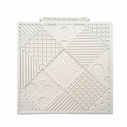 Patchwork Quilt Silicone Sugarcraft Mould Fondant Cake Decorating Tools