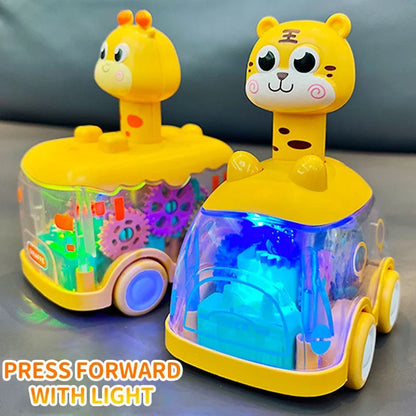 Children's Toy Car with Pull Back Mechanism