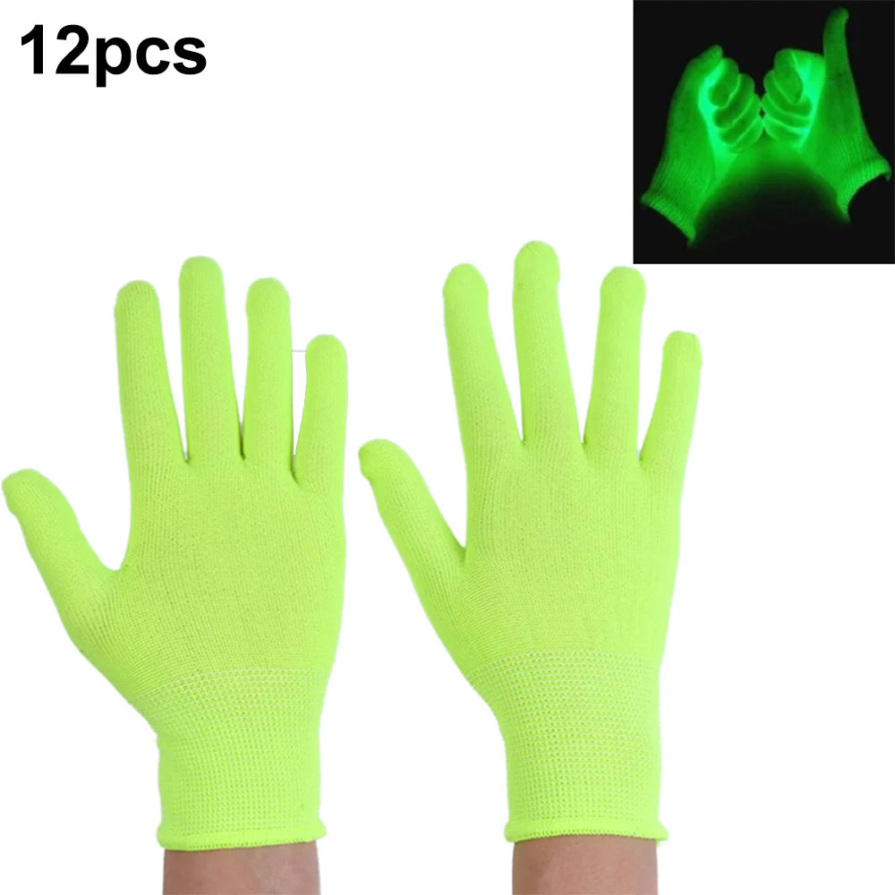 UV Neon Glow Party Hats – Blacklight Fluorescent Plastic Hats for Kids & Adults
