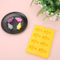 1/6PCS Robot Ice Cube Tray Silicone Mold Candy Moulds Chocolate  For Kids Party and Baking Minifigure Building Block  Themes