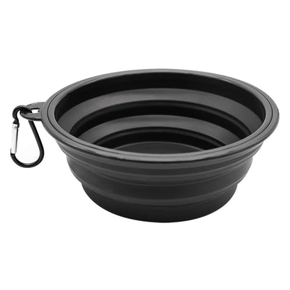 Pet Portable Collapsible Silicone Water Bowl