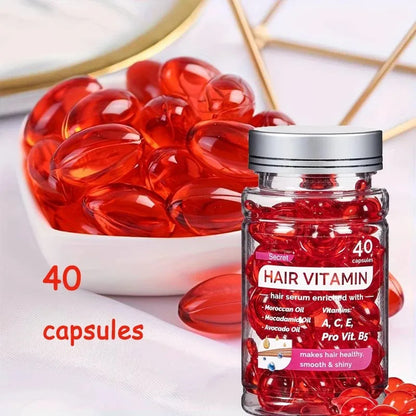 No Rinse Capsule Vitamin Conditioner Powerful Nursing Repair Damaged Rough Recovery Soft Shiny Nourishing Complex Essence