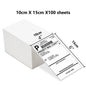 4"x6" Thermal Label Paper 100x150mm 100 Sheets/Stack Adhesive Stickers For Thermal Shipping Labels DHL UPS Express Barcode Label