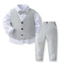 Boy Set Solid Vest Suit