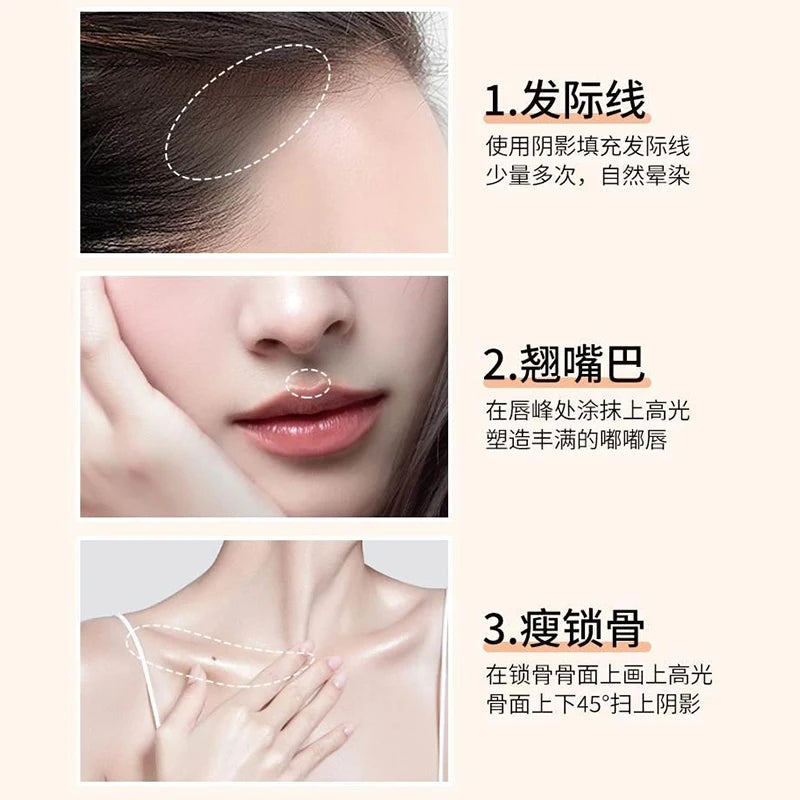 Hairline Powder Instantly Conceals Hair Root Touch Hair Powder for Thinning Hair for Women and Men,Hairline Shadow Powder Makeup