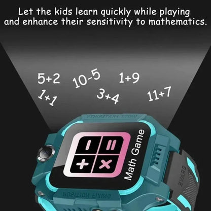 Lenovo Kids Smart Watch 4G SOS GPS Location Sim Card Call Smart Watch Camera Waterproof Watch Gift For Ios Android Children Gift