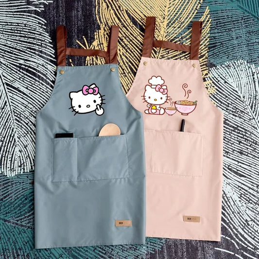 Sanrio Hello Kitty Kitchen Apron Waterproof