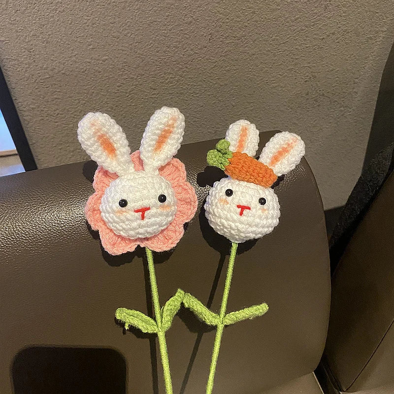 One artificial flower, vase decoration, Easter artificial carrot decoration, home decoration, party decoration