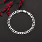 Fine 925 Sterling Silver Solid Chain Bracelet For Women Men Charm Party Gift Wedding party Fashion Jewelry