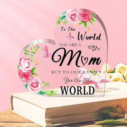 Mom Appreciation Acrylic Ornament – Mother’s Day, Birthday & Anniversary Gift