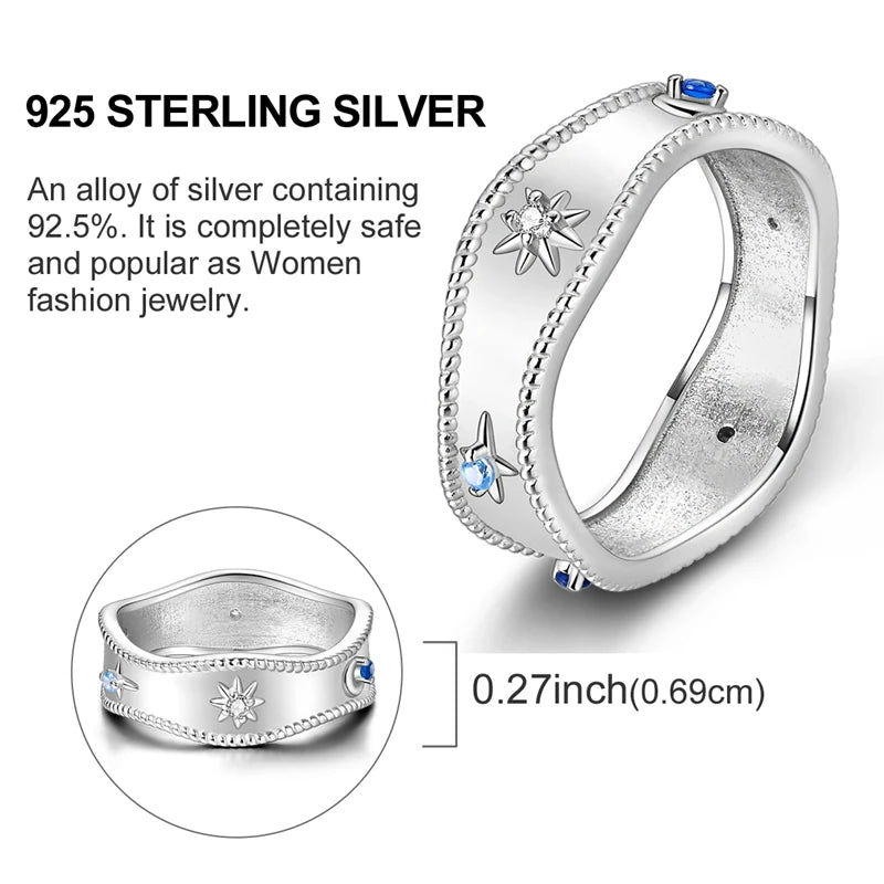 Rings Original 925 Sterling Silver Rings Simple Zircon Heart Ring For Wedding Valentine's Day Women Ring Jewelry Gift