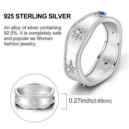 Rings Original 925 Sterling Silver Rings Simple Zircon Heart Ring For Wedding Valentine's Day Women Ring Jewelry Gift