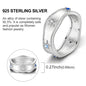 Rings Original 925 Sterling Silver Rings Simple Zircon Heart Ring For Wedding Valentine's Day Women Ring Jewelry Gift