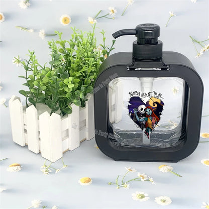 Nightmare Before Christmas Soap Dispenser Liquid Lotion Hand Pump Soap Dispenser Refillable Shampoo Bottle Hand Soap Dispenser