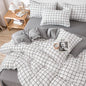 2/3piece Cartoon Animal Starry Sky Print Bedding Set, A Duvet Cover and A Pair of Pillowcases (no Padding), Suitable for Bedroom