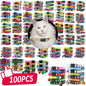 100Pcs Dog Collar With Bells Adjustable