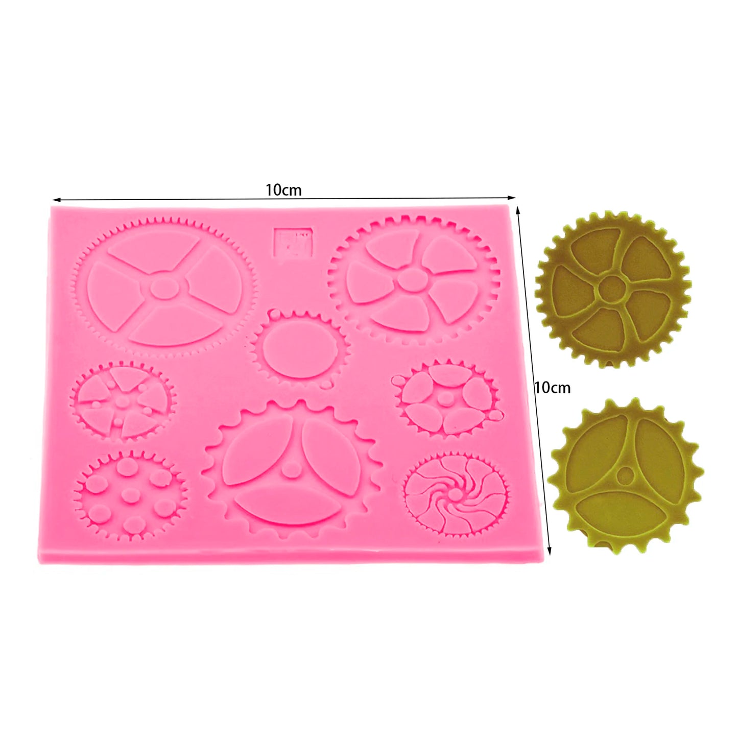 Lock Key Silicone Molds Fondant Chocolate clocks Mold Sugarcraft Clay DIY Baking Tool Cakes Cupcakes Decoration