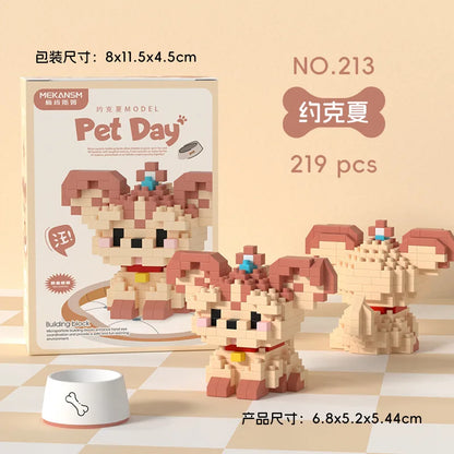 Animal Mini Building Blocks Set – Small Particle DIY Assembly Bricks for Kids Ages 10–12, Educational Birthday Toy