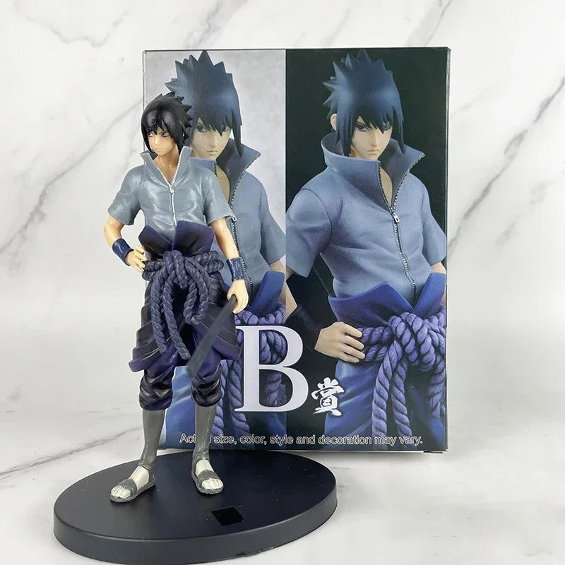 20cm Bandai Naruto Anime Figure Shippuden Uchiha Sasuke Hatake Kakashi Namikaze Minato Action Figure Collection Model Toys Gifts