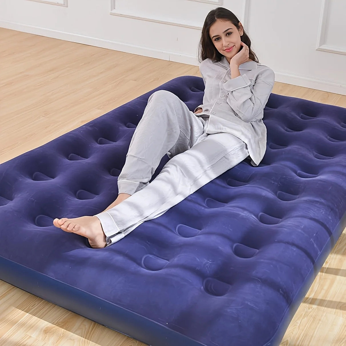 Camping and home use twin and queen size (single and double) air mattresses, inflatable mattress sleeping pads