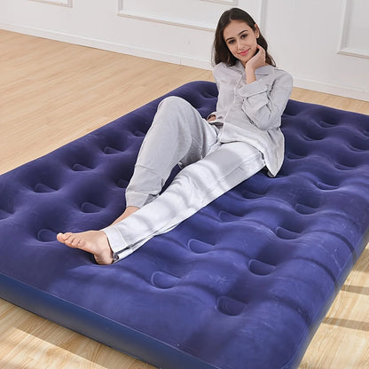 Camping and home use twin and queen size (single and double) air mattresses, inflatable mattress sleeping pads
