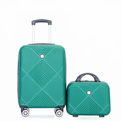 Luggage Sets 2 Piece Suitcase Set ABS Hardside Luggage with Spinner Wheels,Carry On Luggage with TSA Lock(14/20)